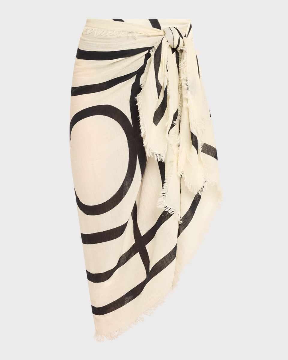 Monogram Sarong/Robe Coverup